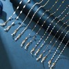 NEW Pearl Line Premium Mask Strap & Glasses Chain (Dual-Purpose Mask/Glasses Accessory) Metal Strap Long Circle Pearl 4ea