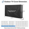 OutdoorLines Waterproof & Weatherproof Outdoor TV Cover - for 48-50