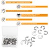 200Pcs M3 E-Clip Circlip 3mm External Retaining Rings,Juvielich 304 Stainless
