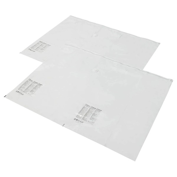 Ikea Spantad Futon Compression Bags 39.4 x 51.2 inches (100 x 130 cm), Set of 2, Light Gray (904.960.77)