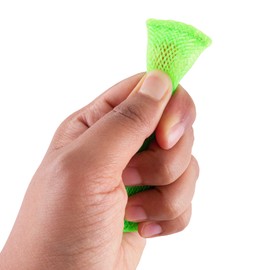 Stretchy Mesh Squeeze Marble Ball Fidget Sensory Toys Set (4" Inch) Calming Relaxing Children Birthday Party Favors and Prizes (12 Pack, Assorted Colors)