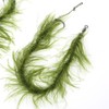 8PCS Carp Fishing Tied Hair Rigs Nylon Green Grass Line