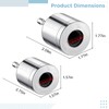 2 PCS Copper Pipe Cleaning Brushes, Includes 15 mm and