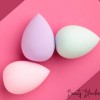 Esponjas Para Maquillaje Mayoreo Beauty Blenders Aplicadores Blanco Mediana