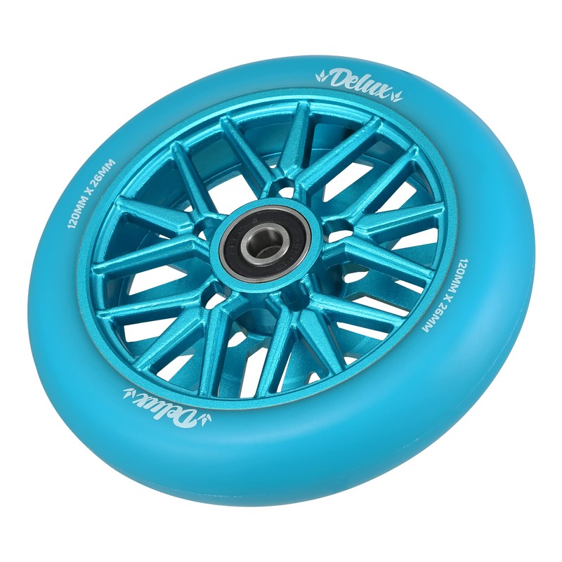 Envy Scooters 120mm Delux Wheels Pair - Blue