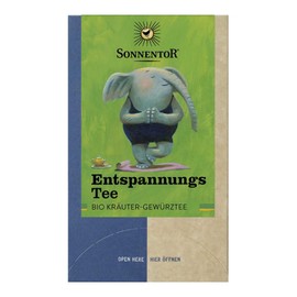 SONNENTOR Relaxation Herbal Tea, 18 Double Chamber Bags, 18 g (Pack of 6)