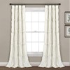 Lush Decor Avon Window Curtain Ivory Panel for Living, Dining
