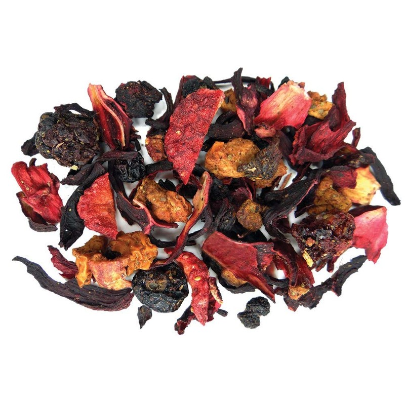 Strawberry Fields Hibiscus Herbal Fruit Tea - Caffeine Free Loose