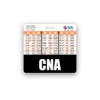 CNA Badge Buddy Horizontal w/Height & Weight Conversion Charts (Black)