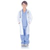 Underwraps Children's Doctor Scrubs with Lab Coat Costume Set, Blue/White,