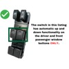 SWITCHDOCTOR Window Master Switch for 2007-2012 Nissan Altima Sedan (2009-2014