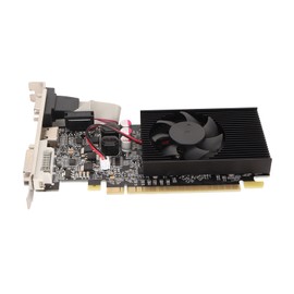 GT730 2GB GDDR3 Graphics Card Single Cooling Fan 64 Bit 810MHz 1000MHz Graphics Card with VGA DVI Interface