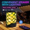 KANUIMA Wireless Home Security Camera with Night Light 4K, Night
