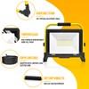 YOJZMA 100W Work Light 10000 LM LED Construction Spotlight Outdoor
