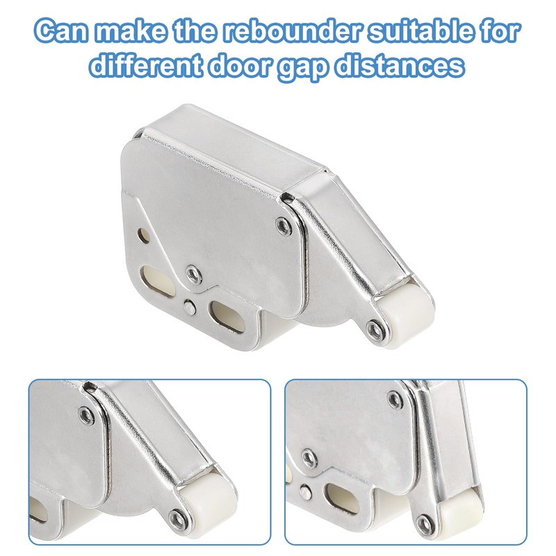 sourcing map 2 Pcs Magnetic Push Latches for Cabinet Door,
