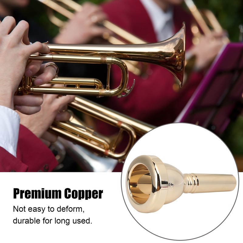 Trombone Mouthpiece Tenor Large Shank Mouth Piece Metal 12.7mm 5G