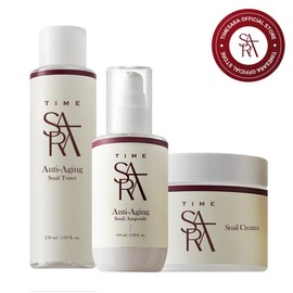 TIMESARA Anti-Aging Snail Snail Toner + Ampoule + Cream Set / 타임사라 안티에이징 스네일 달팽이 토너+앰플+크림 세트