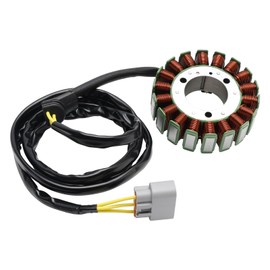 Bruce & Shark 18-Pole Magneto Generator Stator 3 Wires Fit for Odes Dominator 800, for Stels Guepard 650 800 850, for RM 800, for ATV/UTV/Snowmobile, Re# 21040109703, 31120-E05-0000