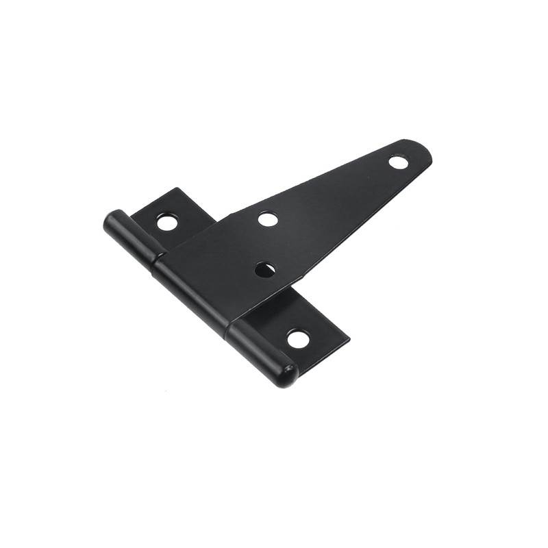 Geesatis T Strap Decorative Hinge,Black Cabinet Hinges,Bath & Kitchen Cabinet