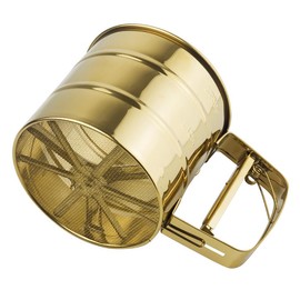 JNXHON Stainless Steel Fine Mesh Sieve Flour Sifter Golden Flour Cup Sifter
