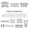 GOLKNHA 304 Stainless Steel 228 PCS Engine Hex Bolt Kit