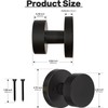 Hoconnie Dummy Door Knob, Brushed Satin Brass Dummy Door Knobs