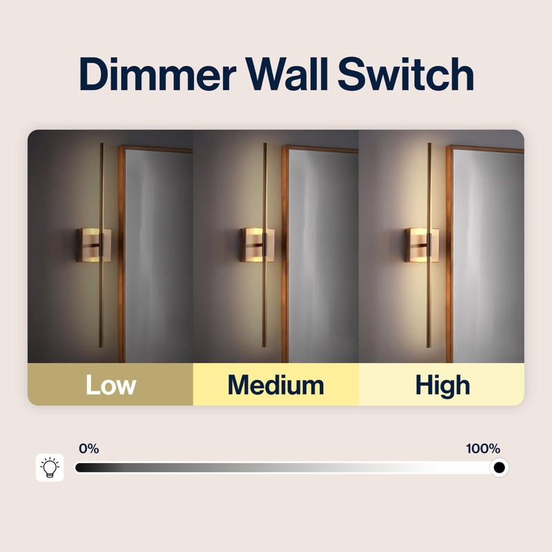 JONATHAN Y JYL7022B Makena 28" Dimmable Integrated LED Metal Wall