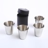 Zixrmor 1 x 304 Hip Flask and Funnel, 4 Small