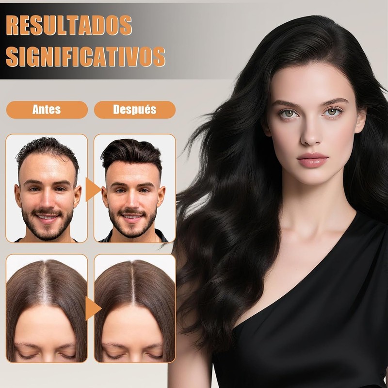 2PCS Champú Anticaída，Reduce la caída del cabello，tratamiento Reparador Capilar, Para
