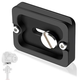 PU-50 Quick Release Plate Adapter, Quick Release Plate, Camera Tripod Arca Swiss Quick Release Plate with 1/4 Inch Camera Screw, Compatible with Tripod Ball Head Quick Release Plate