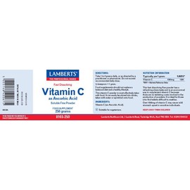 Lamberts Vitamin C as Ascorbic Acid 250 gr