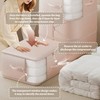 Veki Comforter Storage Bag, Space Saving Self Compression Foldable Blanket
