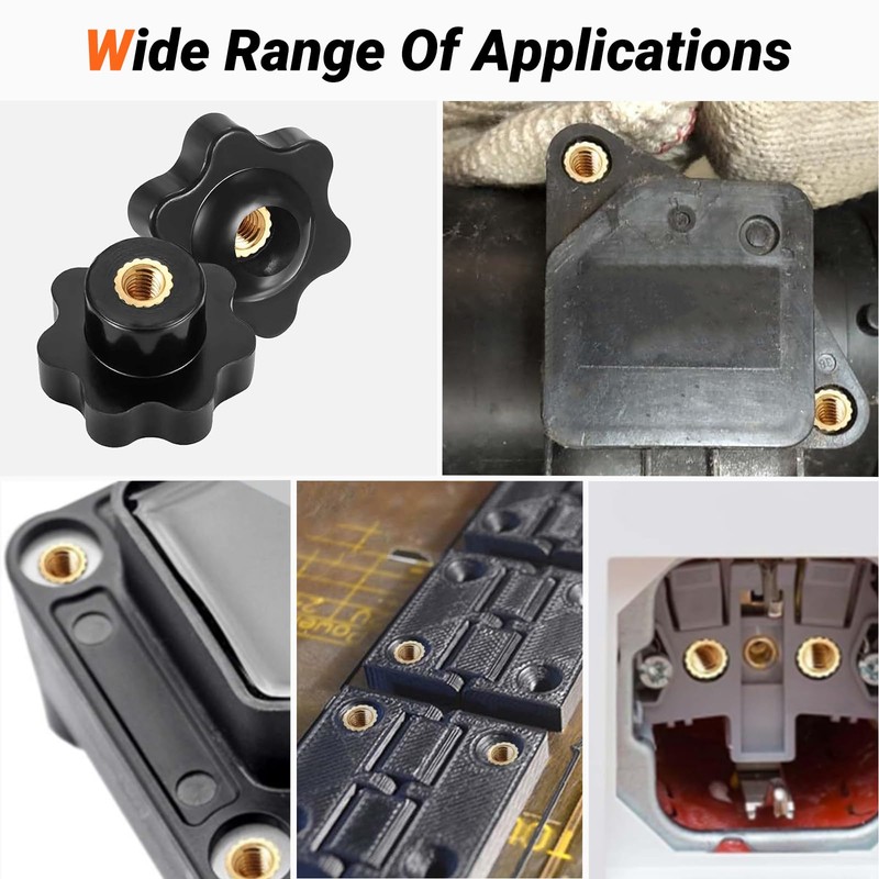 Preciva Threaded Inserts Soldering Tips Set, 6-Piece Soldering Tips for