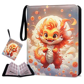 Card Binder 900 Pockets, Trading Card Binder 9-Pocket Sports Card Binder Card Holder Binder Fits 900 Cards with 50 Removable Sleeves for Boys and Girls Organized