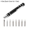 HARFINGTON 4pcs 8 in 1 Mini Pocket Pen Screwdriver Set