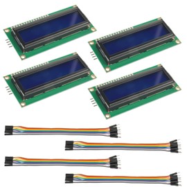 HUAREW 4pcs I2C IIC TWI 1602 Serial LCD Display Module 16x2 Compatible with Arduino Raspberry Pi