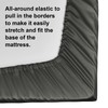 NTBAY 500 Thread Count 100% Egyptian Cotton Double Fitted Sheet,