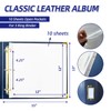 Craftask 12x12 Photo Album 3 Ring Binder, Leather Cover Scrapbook