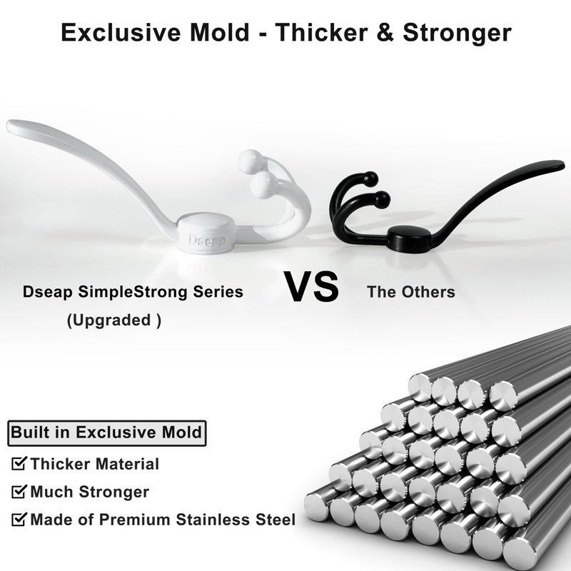 Dseap Over Door Hook 2.0 - Upgraded Version - Simple-Assembly,