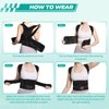 Posture Corrector Back Brace for Women and Men Adjustable Full