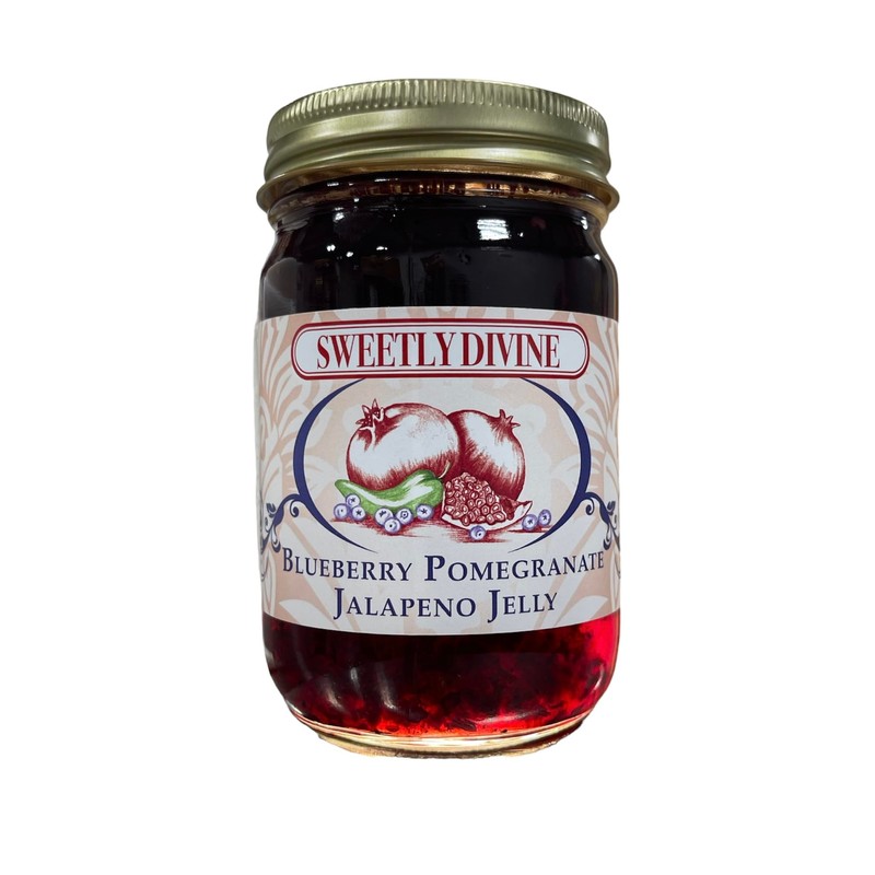 Sweetly Divine Hot Pepper Jelly - Multiple Flavors Available (Blueberry