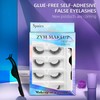 Uytrrsvd Self Adhesive Eyelashes 5 Pairs - No Glue Needed