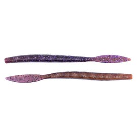 Missile Baits Quiver 6.5 Brown Top with Black Pepper and Small Purple Flake/Black Grape and Some Small Silver Hologram Flake