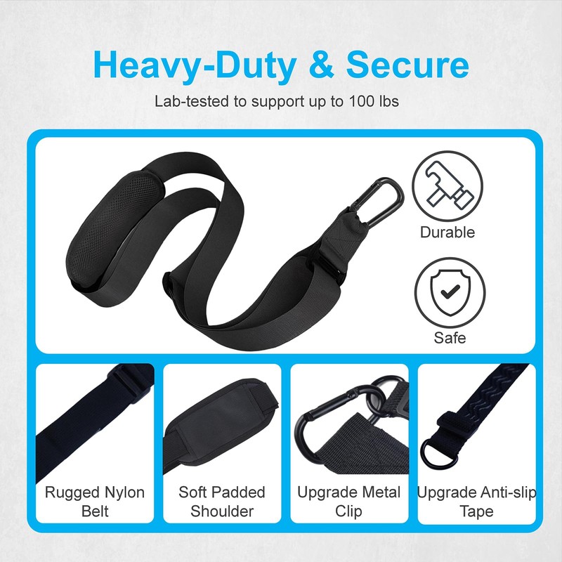 NRJSSCC Trimmer Strap for Weed Eater Strap, Heavy Duty Shoulder
