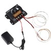 SUPERNIGHT LED Light Strip Dimmer, DC12V-24V 30A PWM Dimming Controller