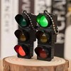 깜박 깜박 신호등 열쇠고리 가방고리 키링 Flashing Traffic Light Keychain