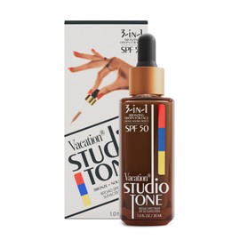 VACATION Vacation Studio Tone Fps 50 - Gotas Bronceadoras Para Rostro Bronceador Para Piel Bronceada Gotas Bronceadoras Compatibles Con Maquillaje No 