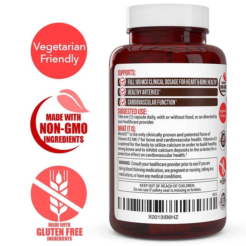 Truevantage Nutrition Vitamin K2 180 MCG with D3 5000 IU