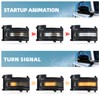 Archaic Dual light Strips Side Mirror Lights Compatible for Ford