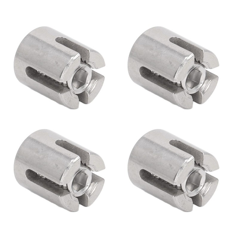10 Pcs Cross Wire Rope Clip M10 Thread 316 Stainless